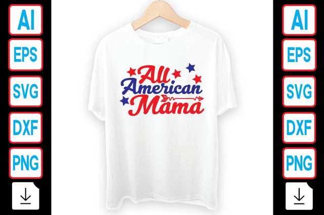 All American Mama SVG Craftlabsvg24 