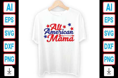 All American Mama SVG Craftlabsvg24 