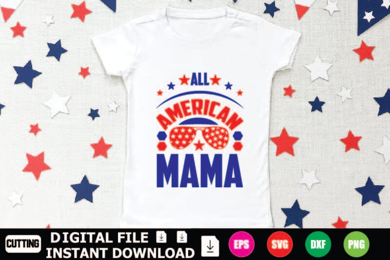 All American Mama SVG Shahin alam 