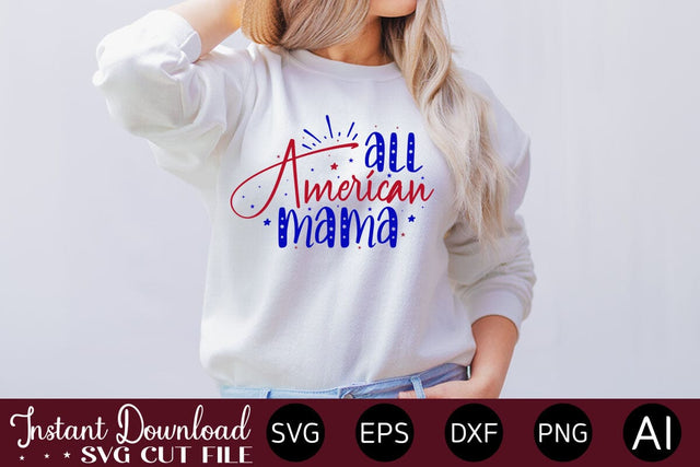 All American Mama svg SVG designmaster24 