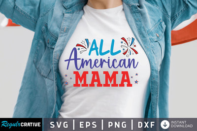 All american mama SVG SVG Regulrcrative 