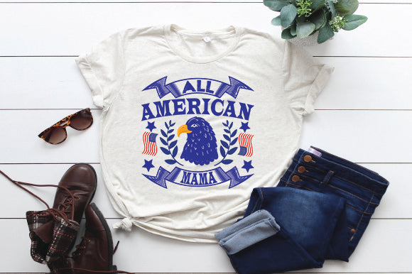 All American Mama SVG thesvgfactory 