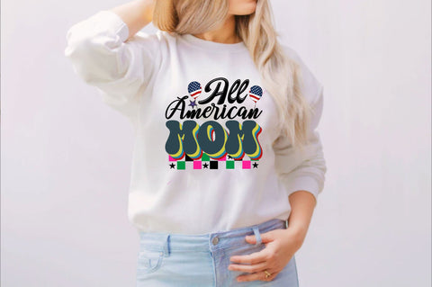All American Mom Sublimation SVGArt 