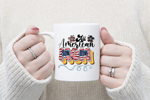 All American Mom Sublimation SVGArt 