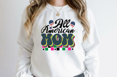 All American Mom Sublimation SVGArt 