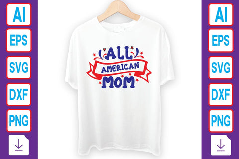 All American Mom SVG Craftlabsvg24 