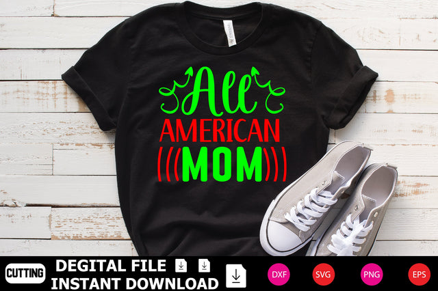 All American Mom SVG Shahin alam 