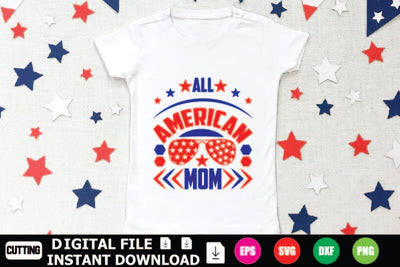 All American Mom SVG Shahin alam 