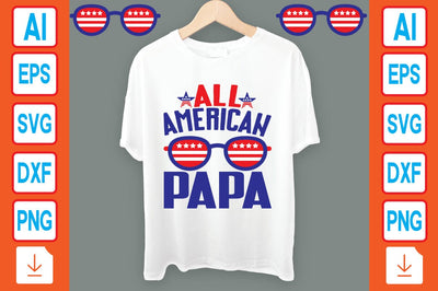 All American Papa SVG Craftlabsvg24 