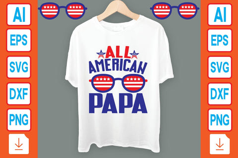 All American Papa SVG Craftlabsvg24 