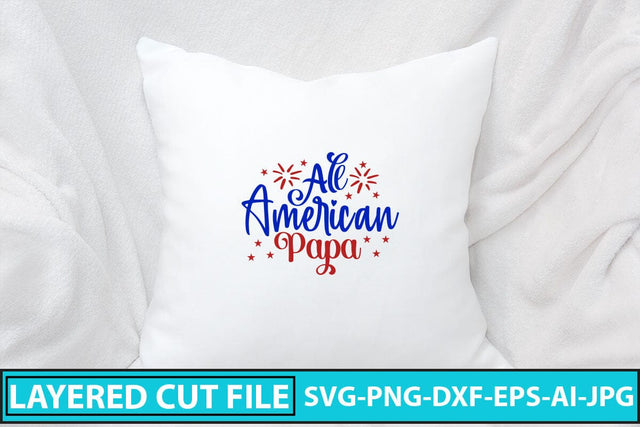 All American Papa SVG Cut File SVG Syaman 