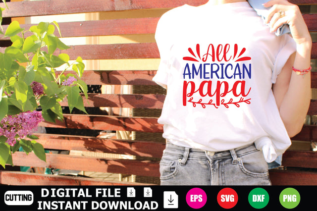 All American Papa SVG Shahin alam 