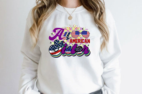 All American Sister Sublimation SVGArt 