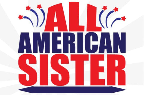 All American Sister SVG Craftlabsvg24 