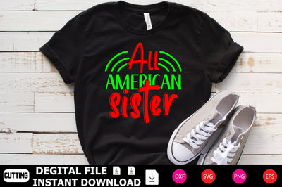 All American Sister SVG Shahin alam 