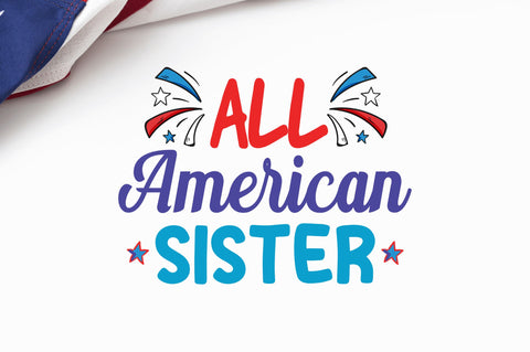 All american sister SVG SVG Regulrcrative 