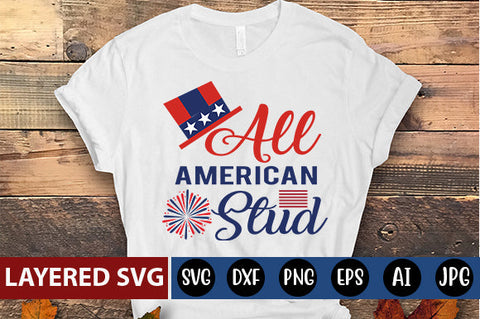 All American Stud SVG Blessedprint 