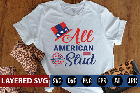 All American Stud SVG Blessedprint 