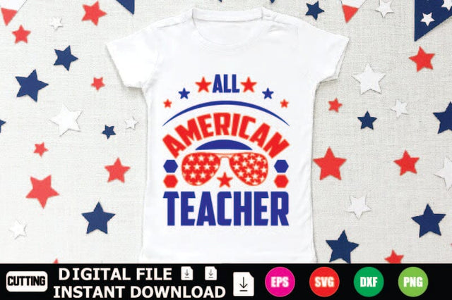 All American Teacher SVG Shahin alam 
