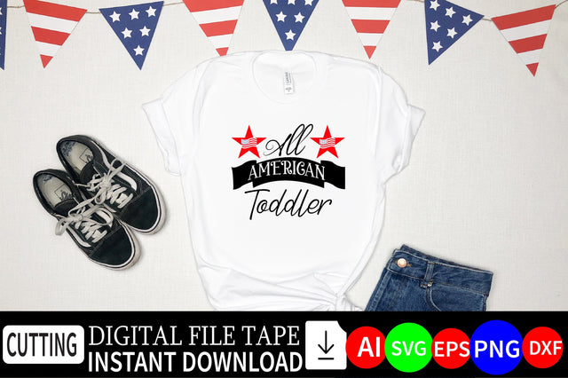 All American Toddler SVG CraftlabSvg29 