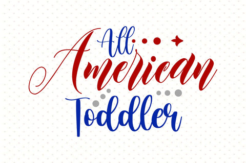 All American Toddler SVG orpitasn 