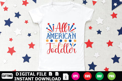 All American Toddler SVG Shahin alam 