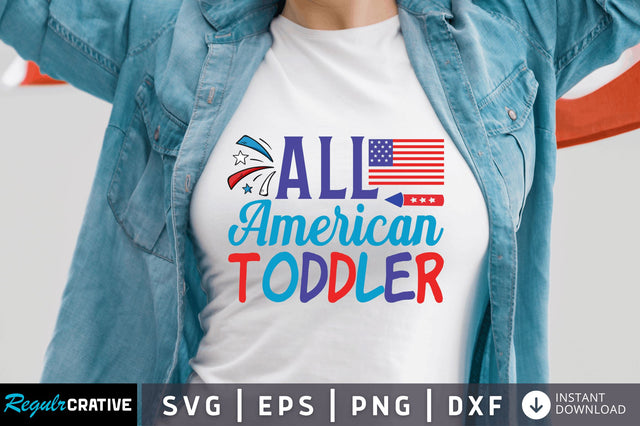 All american toddler SVG SVG Regulrcrative 