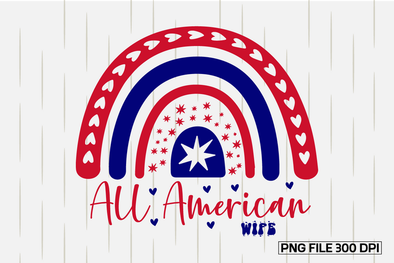 All American Wife-01 SVG designmaster24 