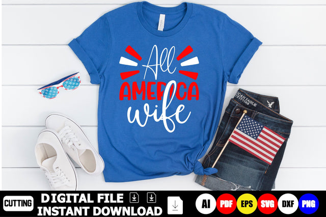All American Wife SVG Shahin alam 