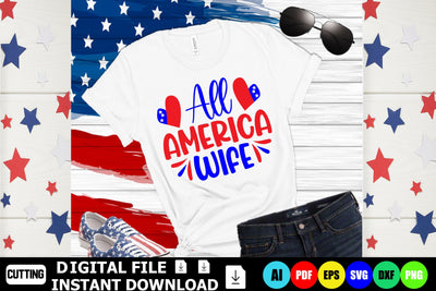 All American Wife SVG Shahin alam 
