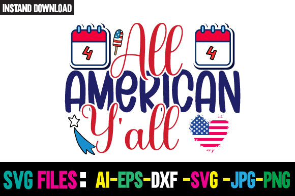 All American Y'all SVG Cut File SVG Newmockups 