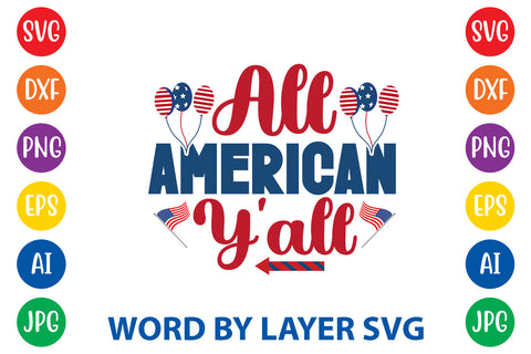All American Y'all SVG Rafiqul20606 