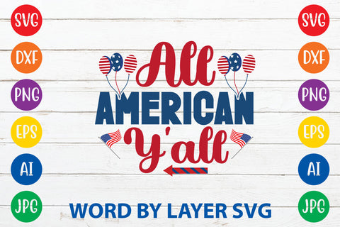 All American Y'all SVG Rafiqul20606 
