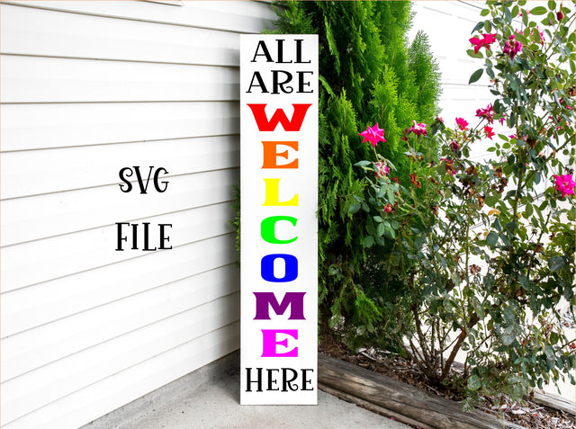 All are welcome here SVG Calico Creations Svg 