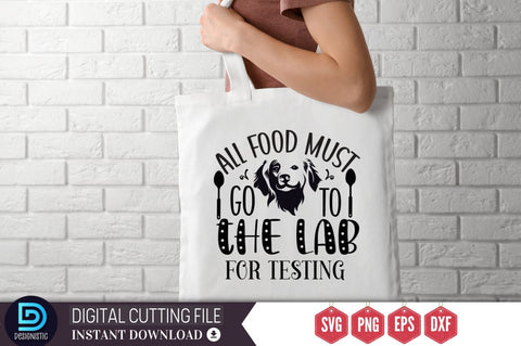 All food must go to the lab for testing SVG SVG DESIGNISTIC 