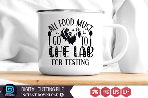 All food must go to the lab for testing SVG SVG DESIGNISTIC 