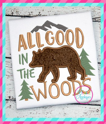 All Good In The Woods Applique Embroidery/Applique Creative Appliques 