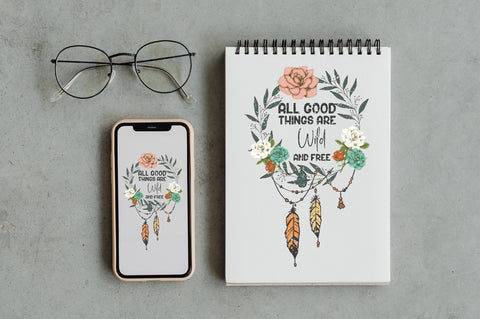 All Good Things Are Wild and Free Sublimation Sublimation Jagonath Roy 