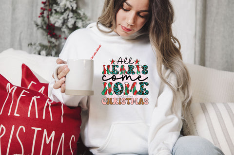 all hearts come home for christmas Sublimation SVGArt 