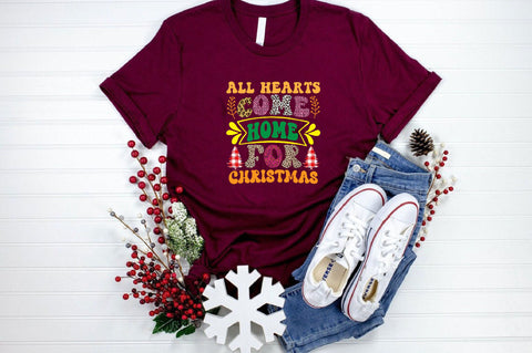 all hearts come home for christmas Sublimation SVGArt 