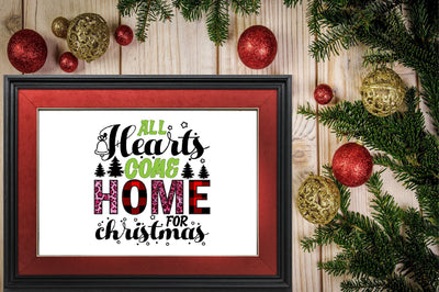 All Hearts Come Home for christmas Sublimation SVGArt 