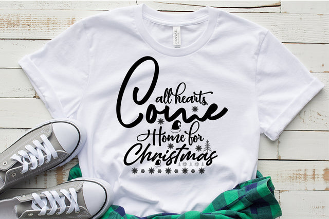 All Hearts Come Home for Christmas SVG SVG nirmal108roy 