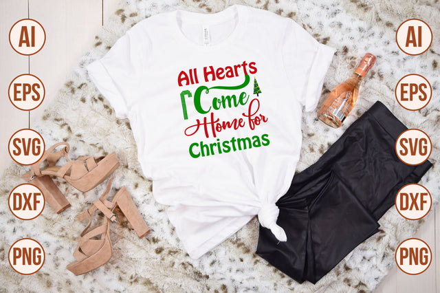 All Hearts Come Home for Christmas svg SVG nirmal108roy 
