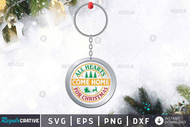 All hearts come home for christmas SVG SVG Regulrcrative 