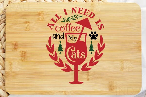 All I Need Is Coffee And My Cats 2 SVG Angelina750 