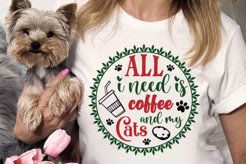 All I Need Is Coffee And My Cats SVG Angelina750 
