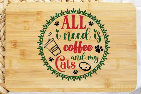 All I Need Is Coffee And My Cats SVG Angelina750 