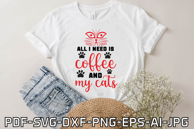 all i need is coffee and my cats SVG farhad farhad 