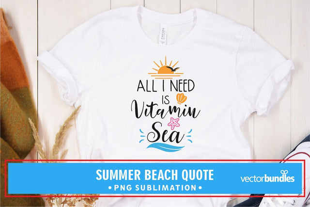 All I need is vitamin sea sublimation Sublimation vectorbundles 