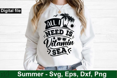 All I need is vitamin sea svg, Summer Svg, Sunshine svg, Summer vibes svg, Summer t shirt svg, Vacation Svg, Ocean Svg Svg, Beach Svg, Beach t shirt svg, Summer mug svg, Beach time svg, Summer Cut Files, Hello summer svg, Lake time SVG Isabella Machell 